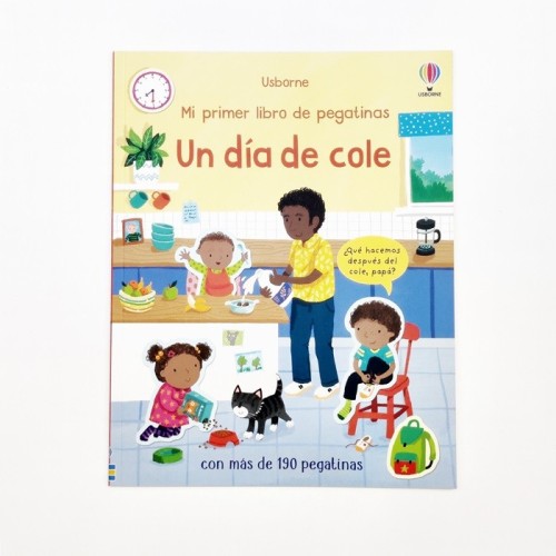 Un día de cole. Mi primer libro de pegatinas