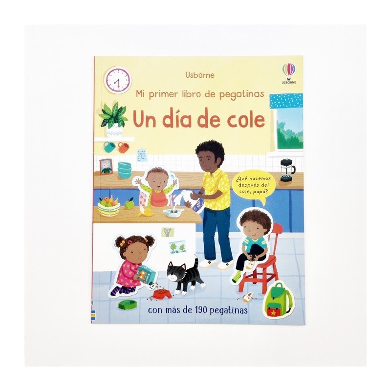 Un día de cole. Mi primer libro de pegatinas
