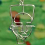 Pendientes de Plata - Más Caras Africanas by Dr. Mackandal