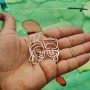 Pendientes de Plata - Más Caras Africanas by Dr. Mackandal