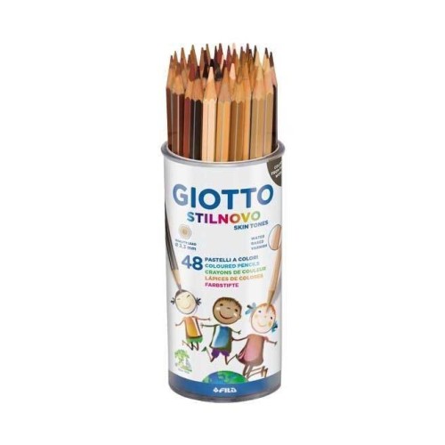 Lápices del color de la piel - Skin tones GIOTTO STILNOVO ESTUCHE 48 UD
