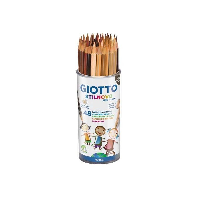 Lápices del color de la piel - Skin tones GIOTTO STILNOVO ESTUCHE 48 UD